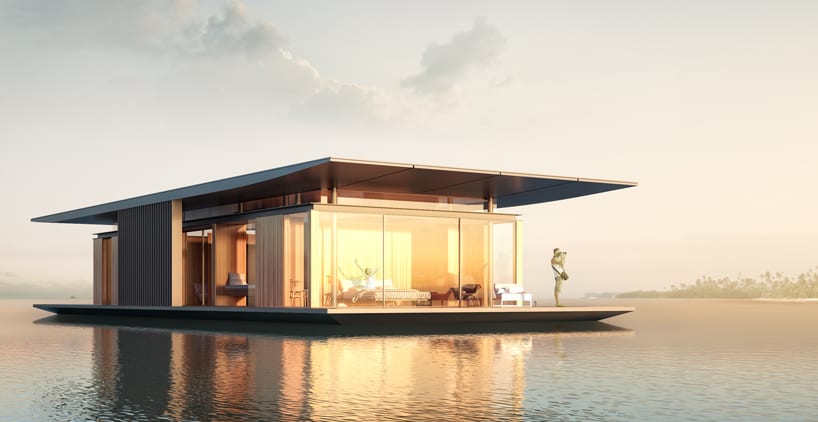 Modern floating home