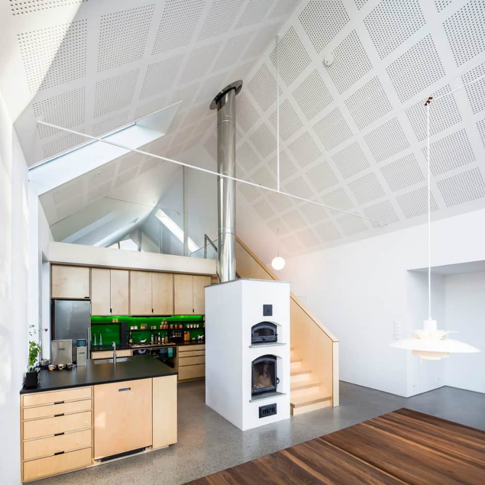 Private Residence in Sellebakk, Norway extension kitchen