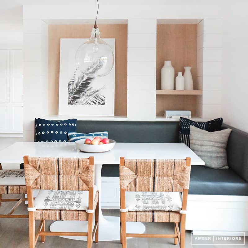 Amber Interiors’ breakfast area design