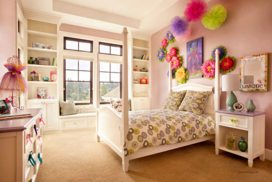 simple kids bedroom for girls