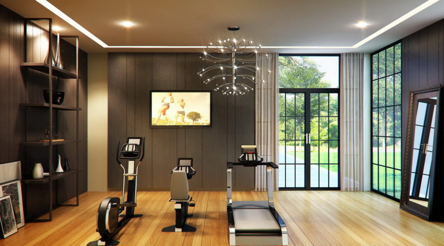 Fitness room concept