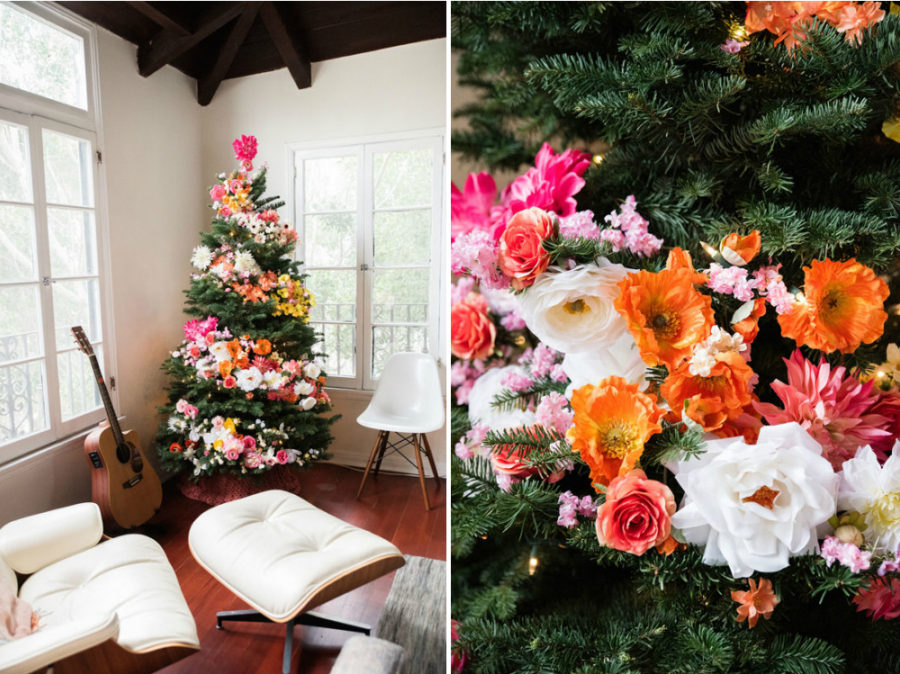 Floral Christmas decor