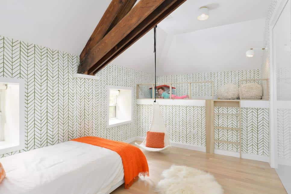 Kids room with a loft by Linc Thelen Design