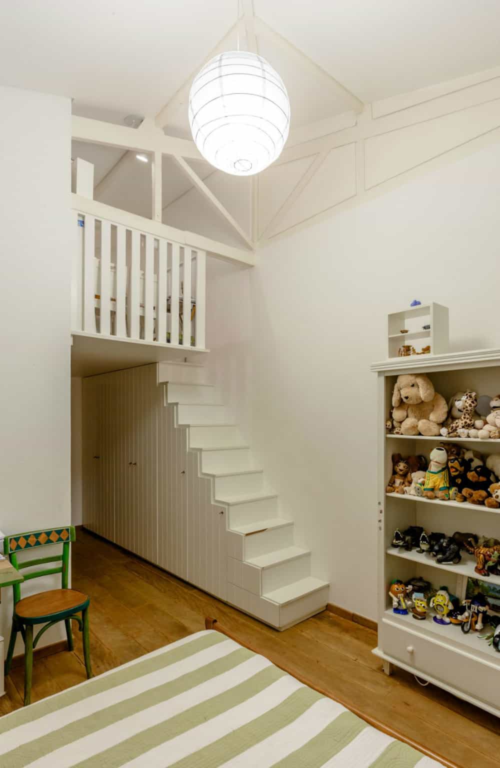 Kid's room with a loft