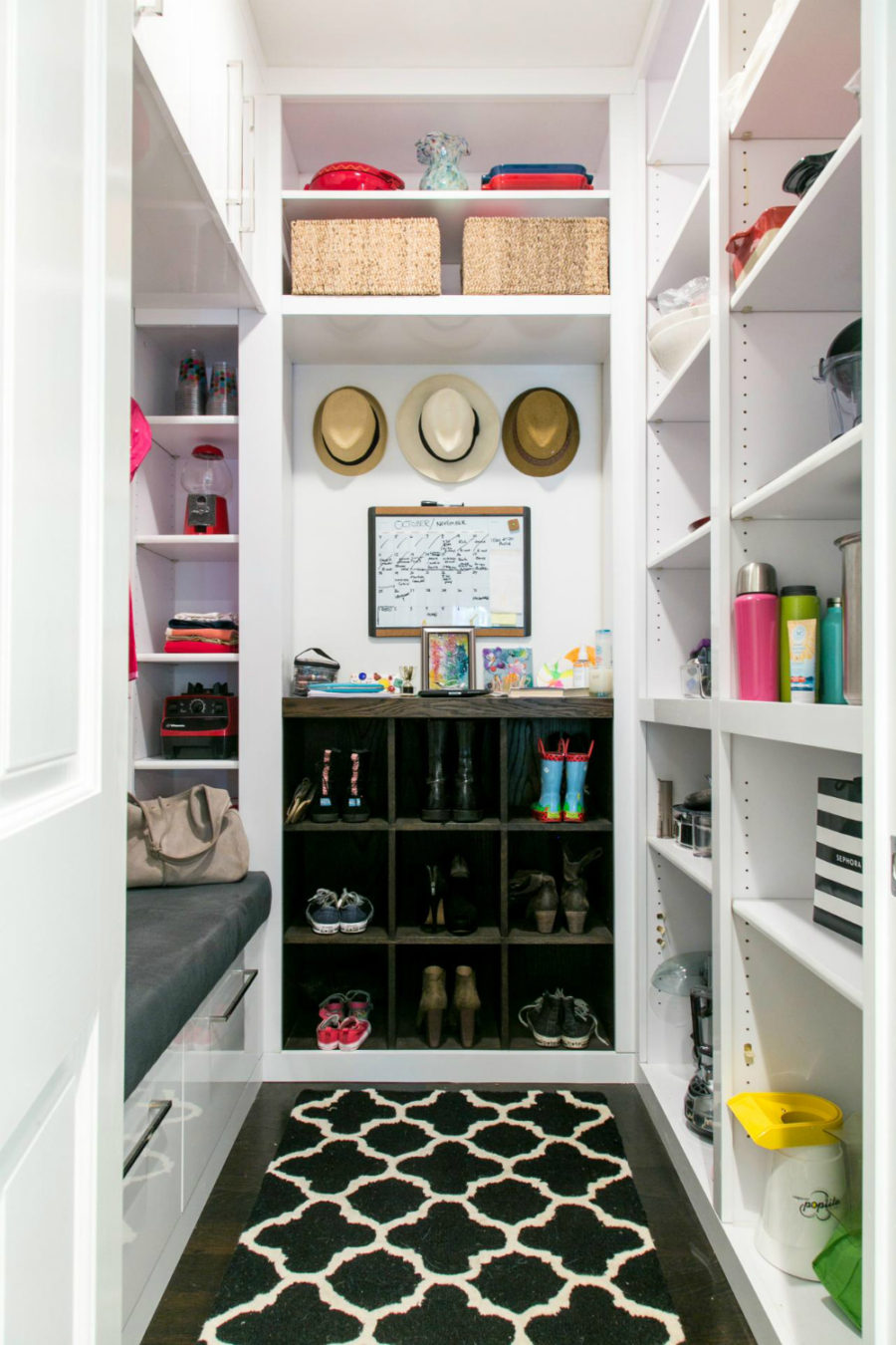 Laurel &; Wolf built-in mud room