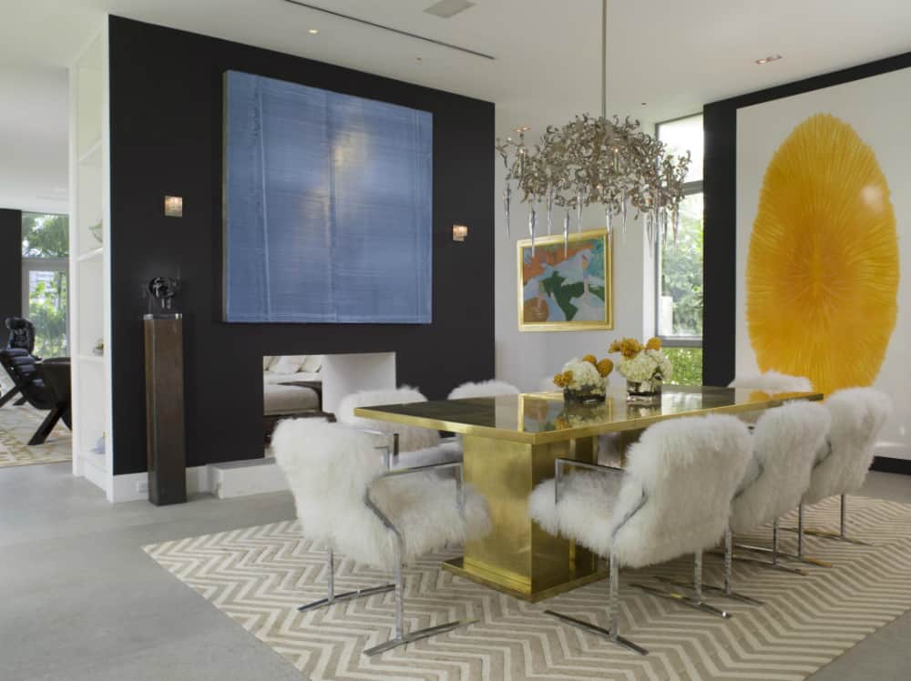 Luxe dining room