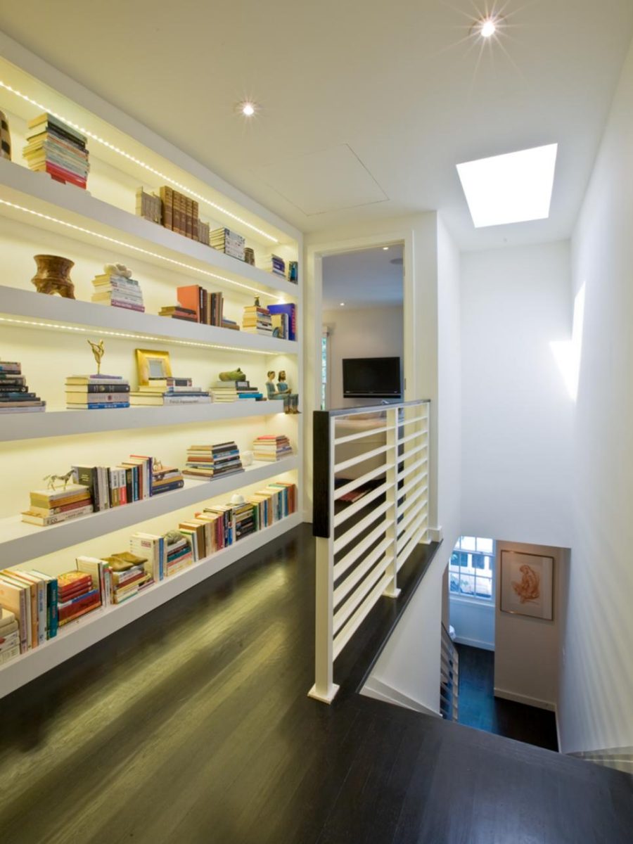 hallway bookcase ideas