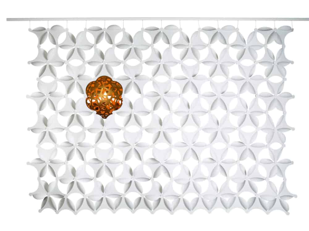 Membrane hanging divider by Offecct