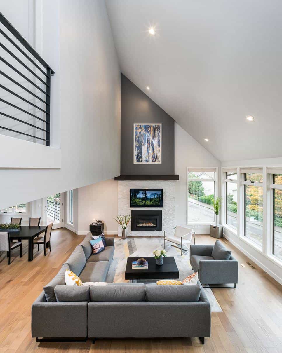 Modern living room by Jordan Iverson
