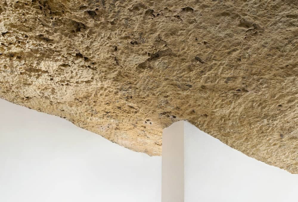 Natural rock ceiling is as unique as it can get