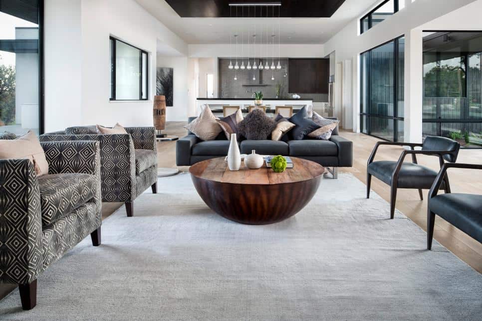 Super stylish living room by Clark Richardson Architects