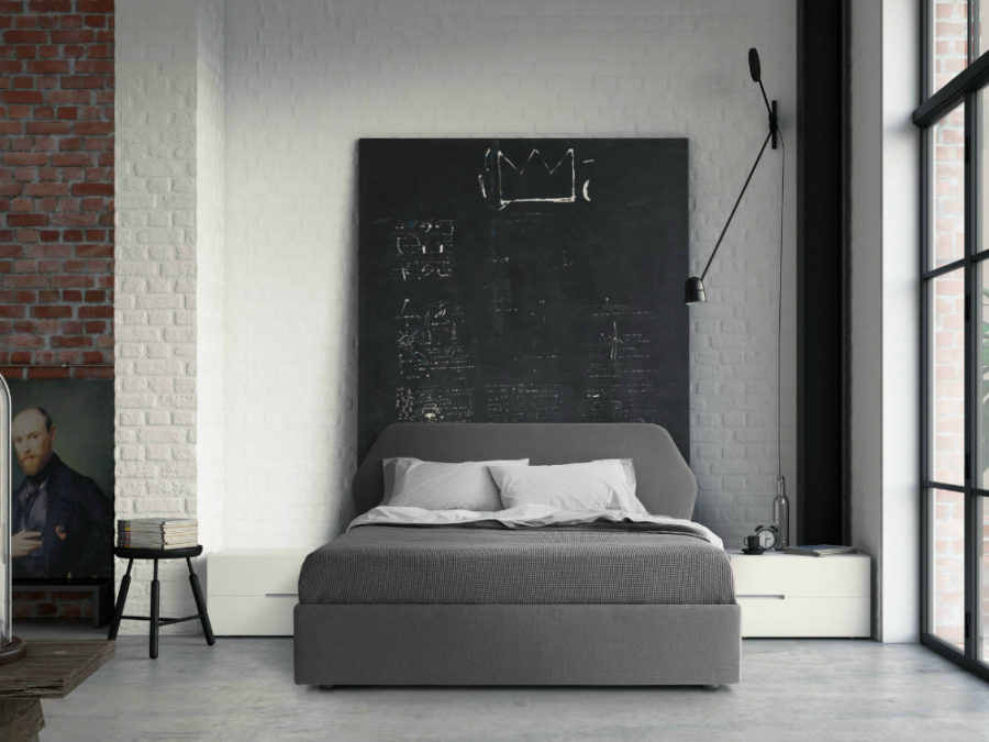 Cozy Gray Soft Bed 