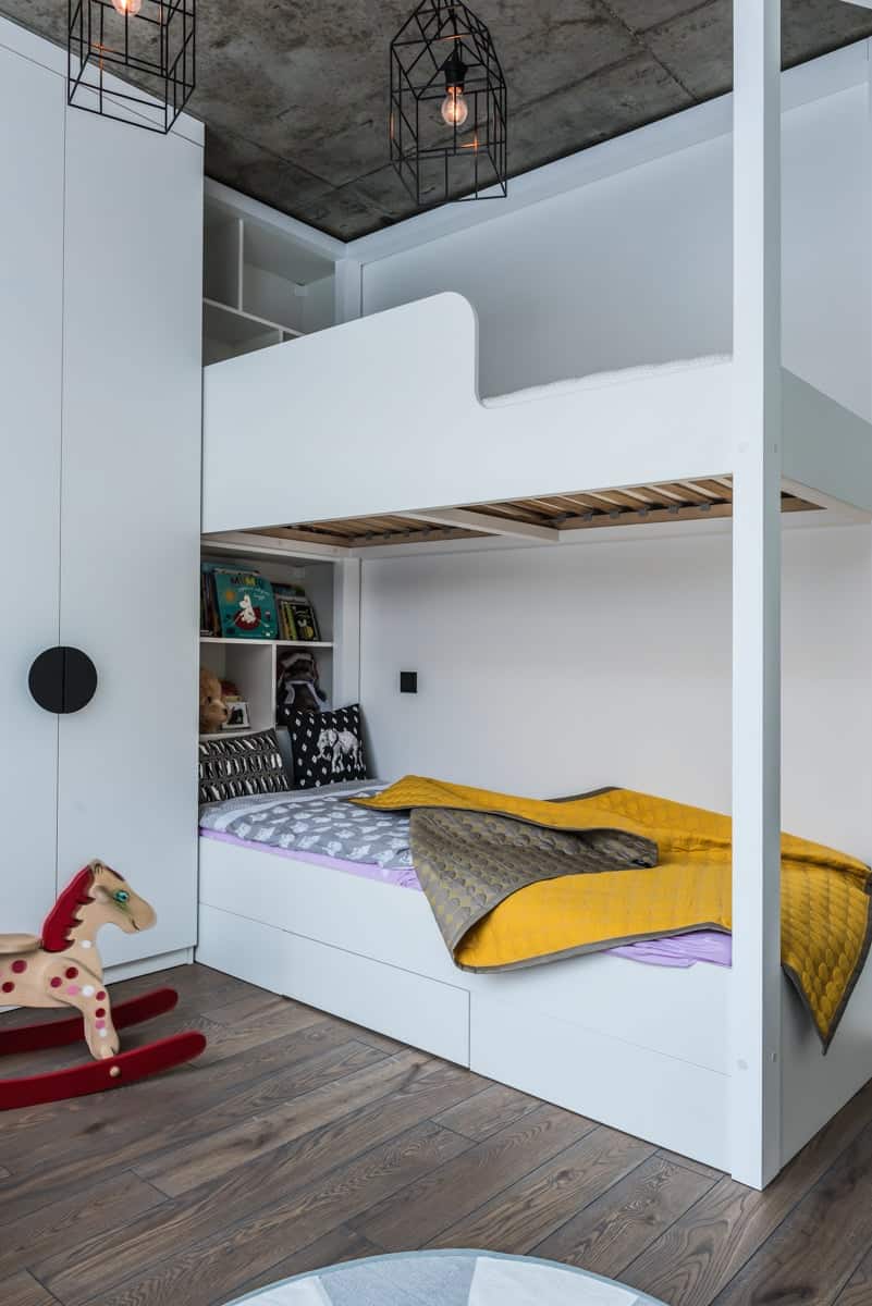 A bunk bed is always a space-saver