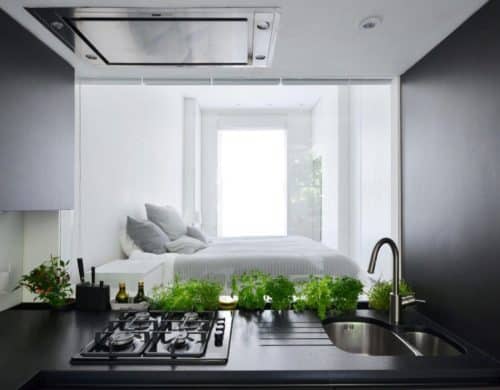 Small London Apartment With an Interior Window That Makes a Huge Difference