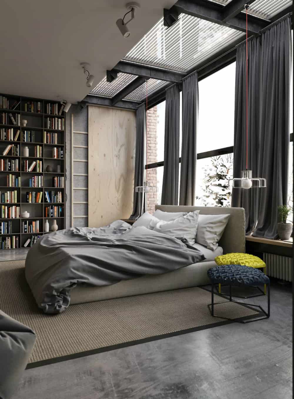 Bedroom library
