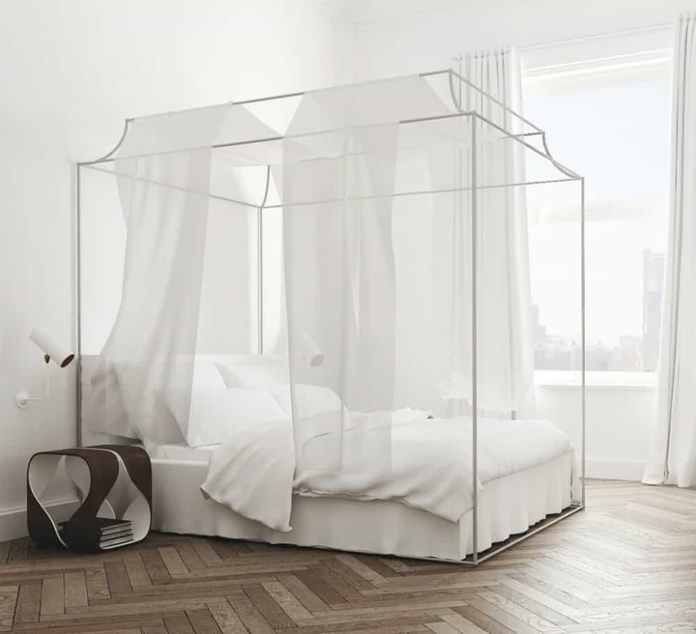 Romantic baldachin bed