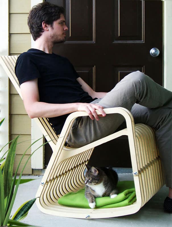 Pet and Person Rocking Chair