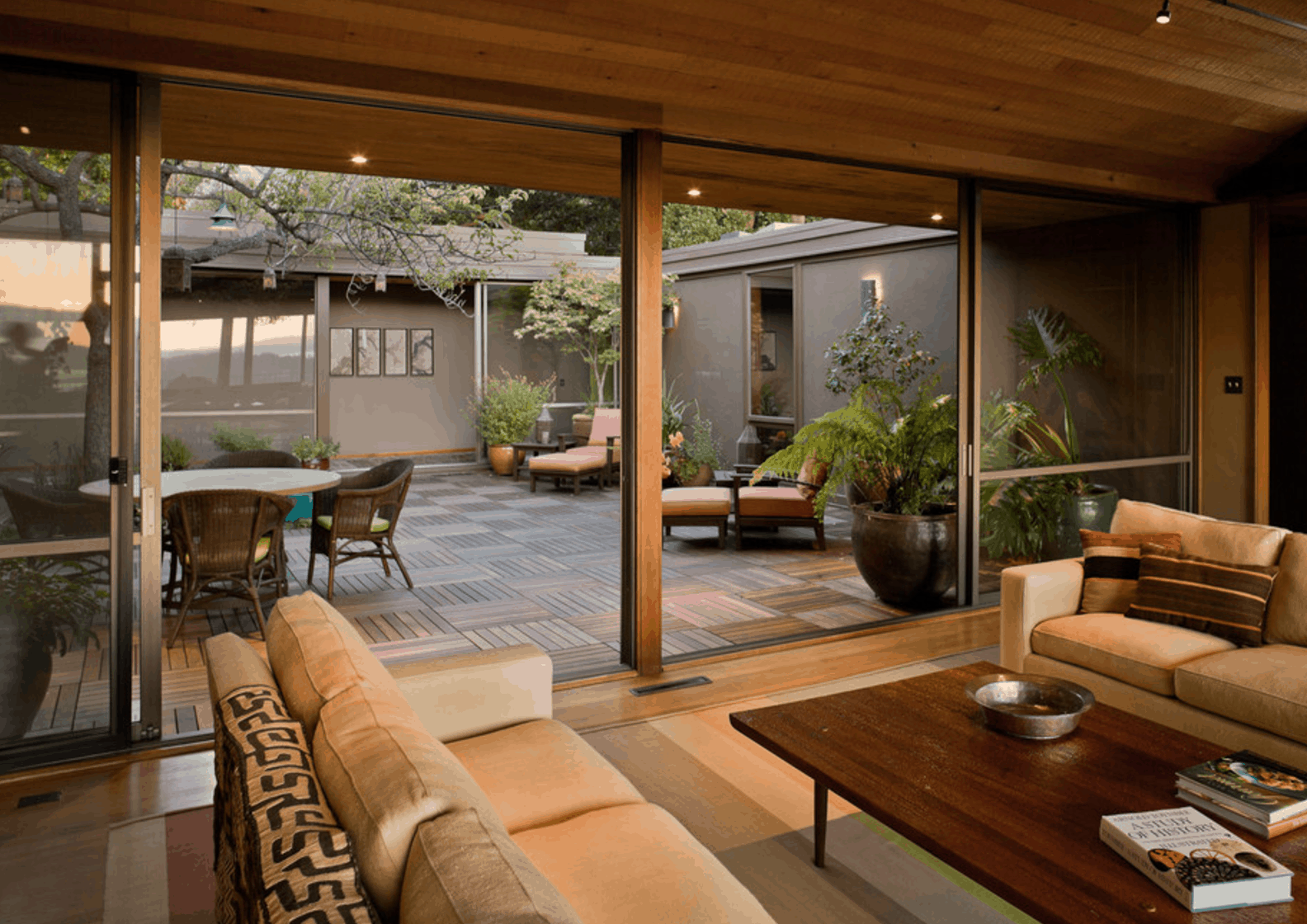 indoor and outdoor space