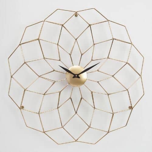 geometric wall clock
