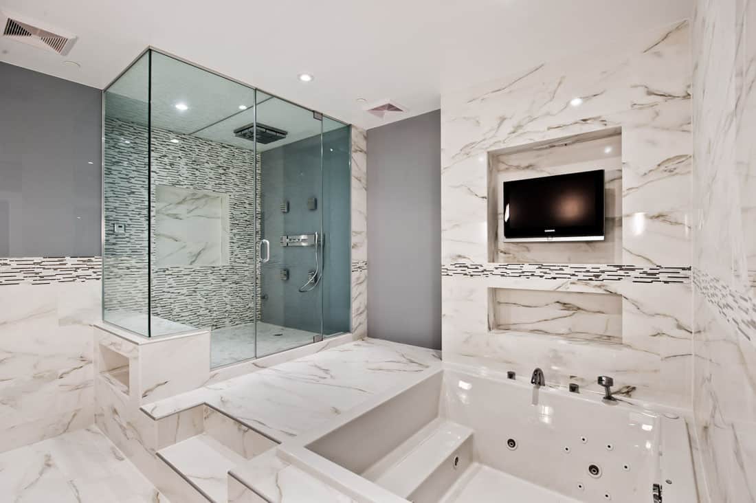 Marble bathroom interior design