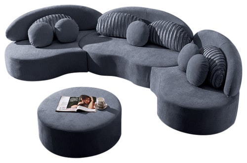 Modern Curved Sectional