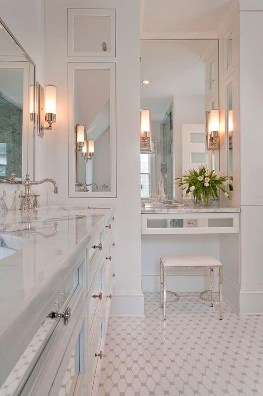 These 15 Corner Vanities Will Add A Bit, Master Bath Corner Vanity Ideas