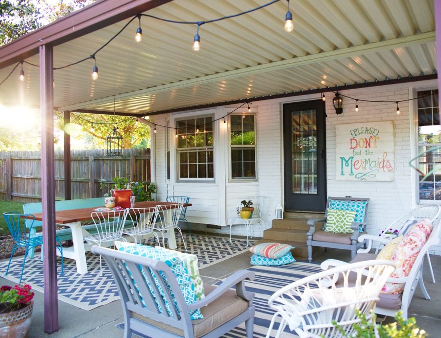 15 Super Simple Back Porch Ideas, Covered Back Patio Design Ideas