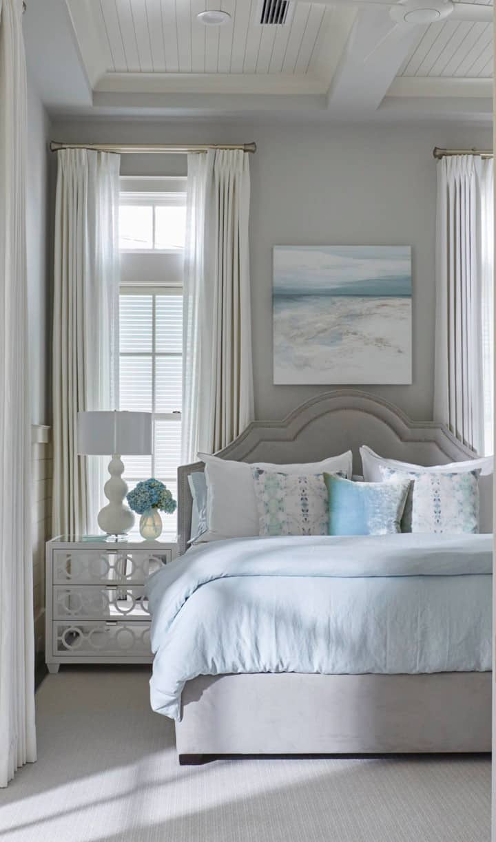 serene coastal bedroom