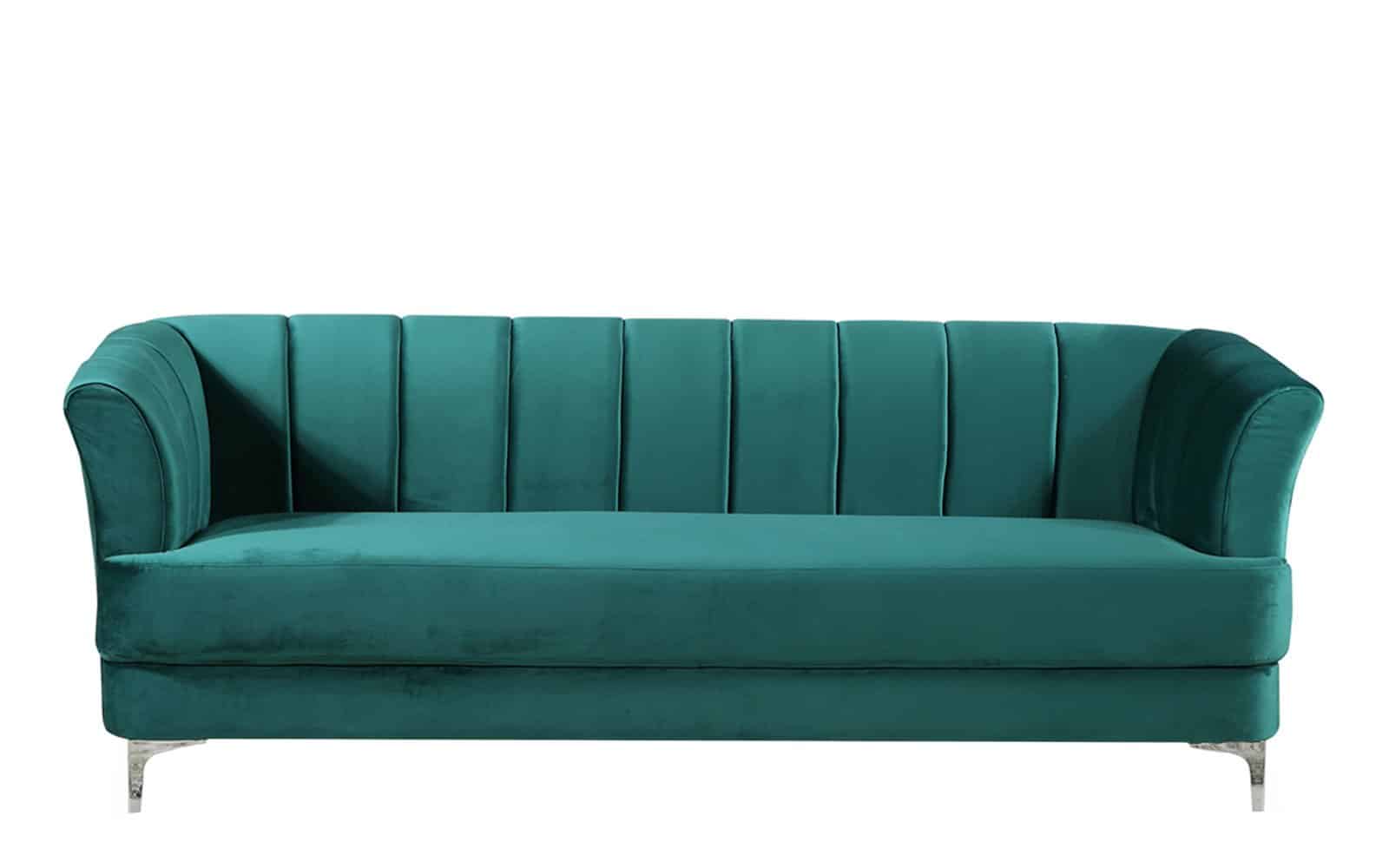 vintage contemporary velvet sofa
