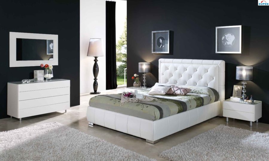 white tufted contemporary bed 900x540 40 Modern Beds That Will Transform A Drab Bedroom