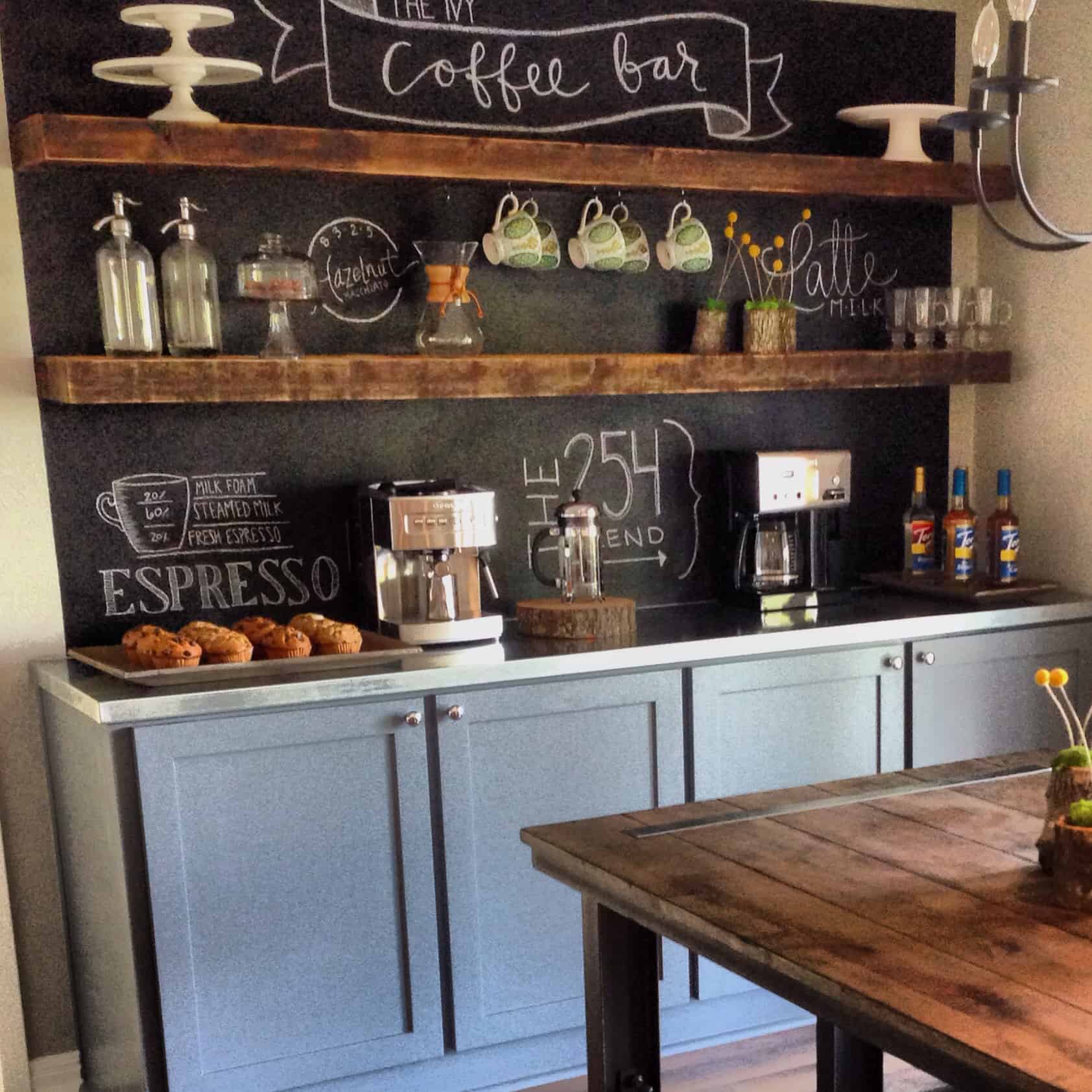 20 Coffee Bar Ideas for Any and Every Kitchen