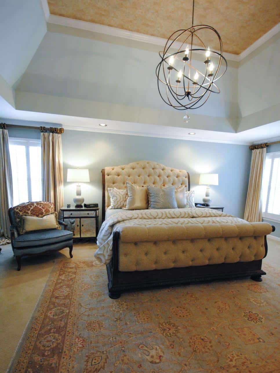 modern bedroom chandelier