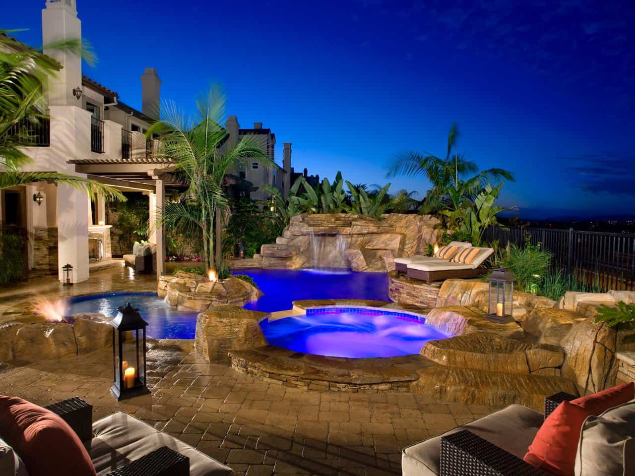 Creating a multi-leveled pool will give you the getaway you desire right in your backyard.