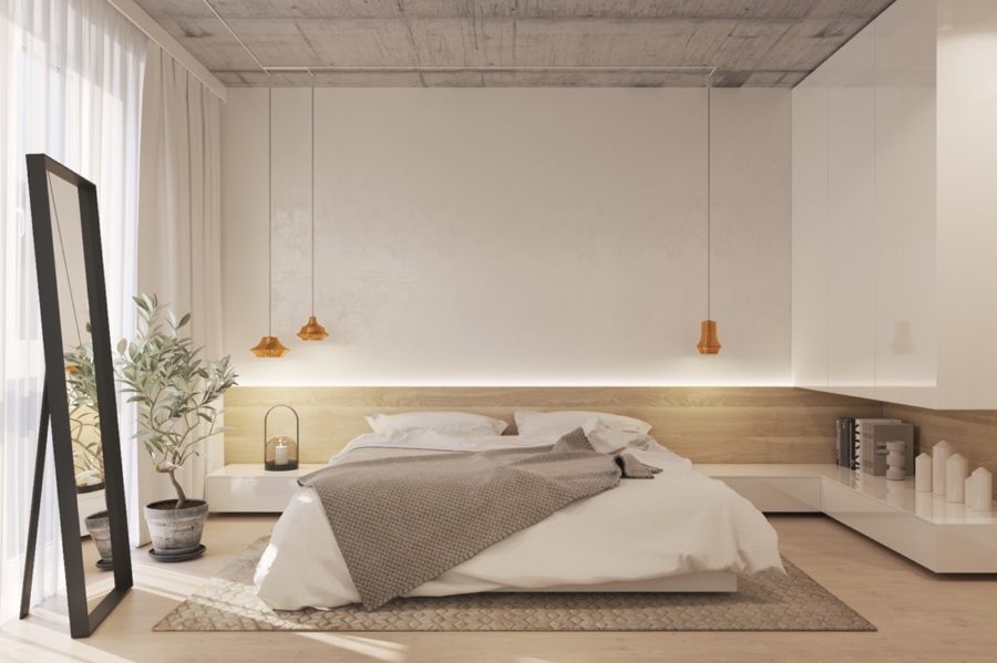 40 Simple And Chic Minimalist Bedrooms,Valentine Applique Designs
