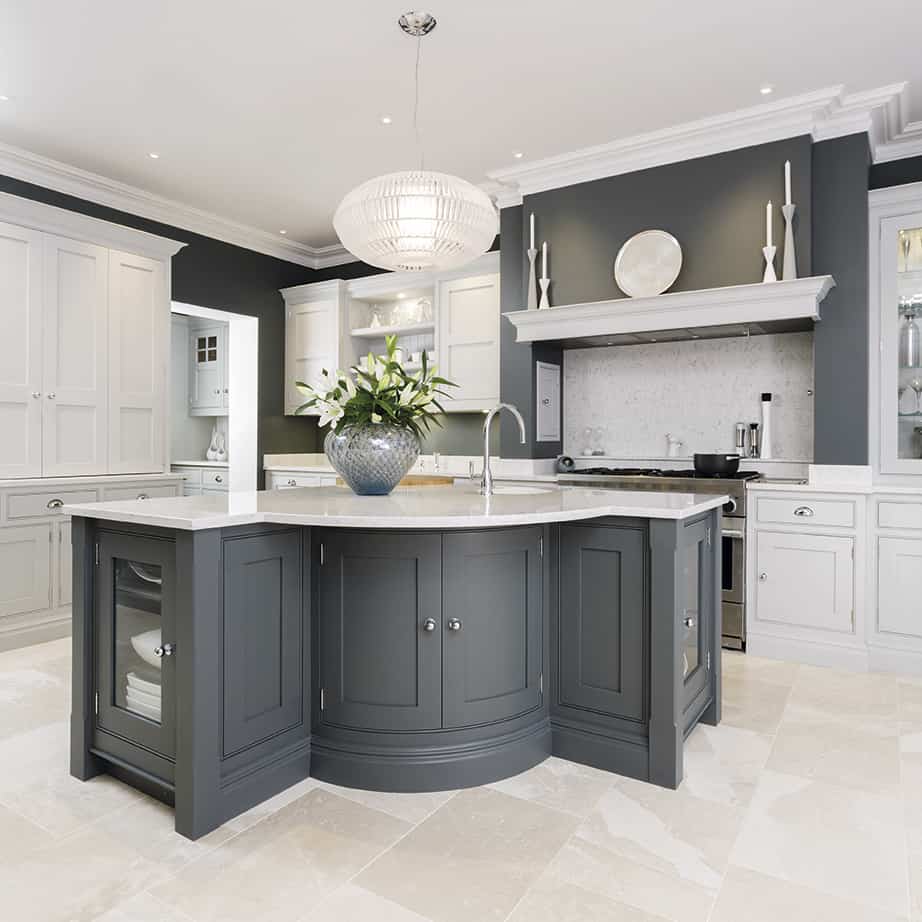 grey-kitchen-with charcoal cabinets