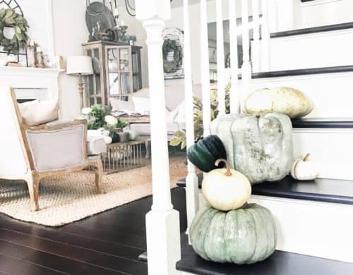 Linen pumpkins come in all different shapes, sizes, and even colors