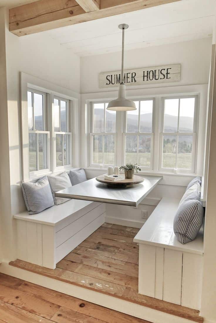 A breakfast nook can be exactly what your home needs.