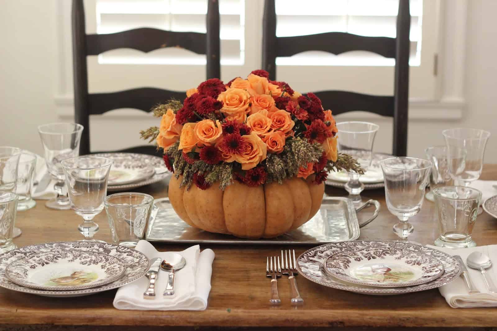 Осенняя композиция на кухонном столе