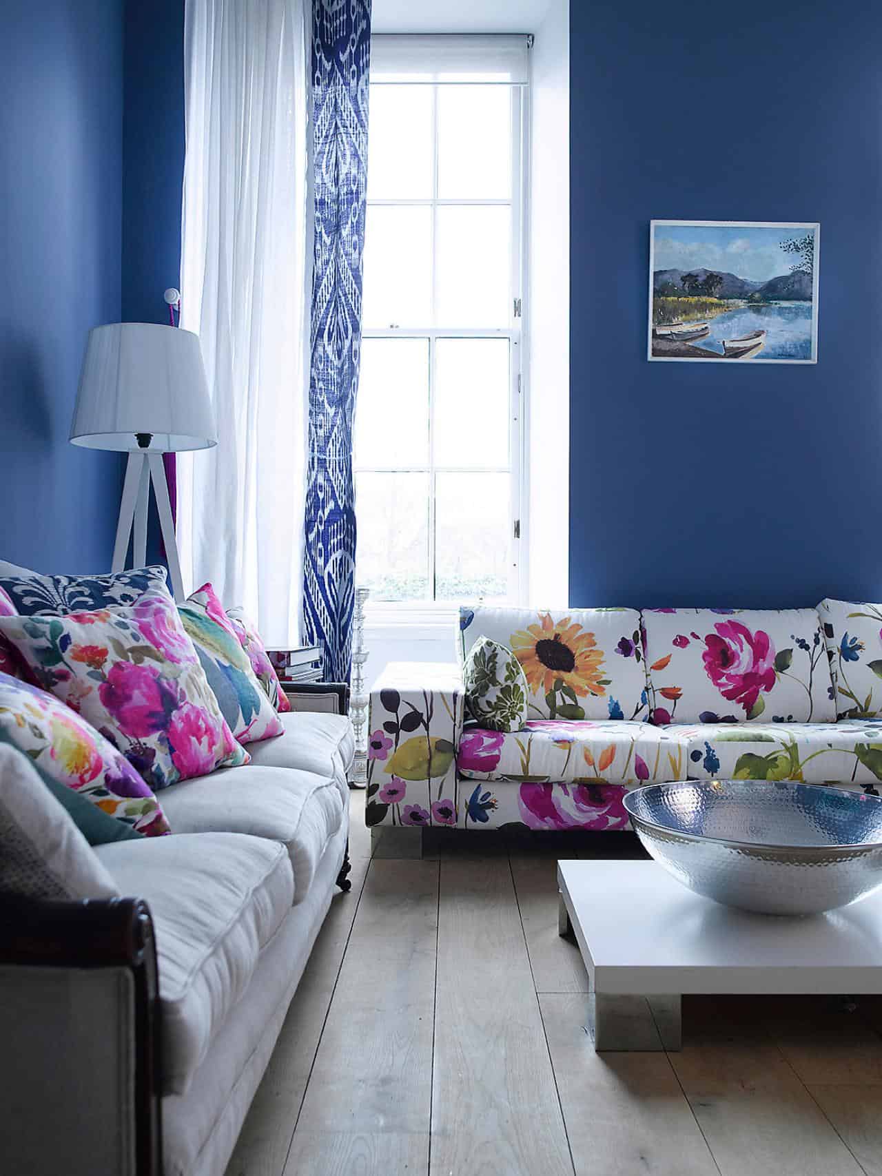 When done properly floral print can be the highlight of any room.