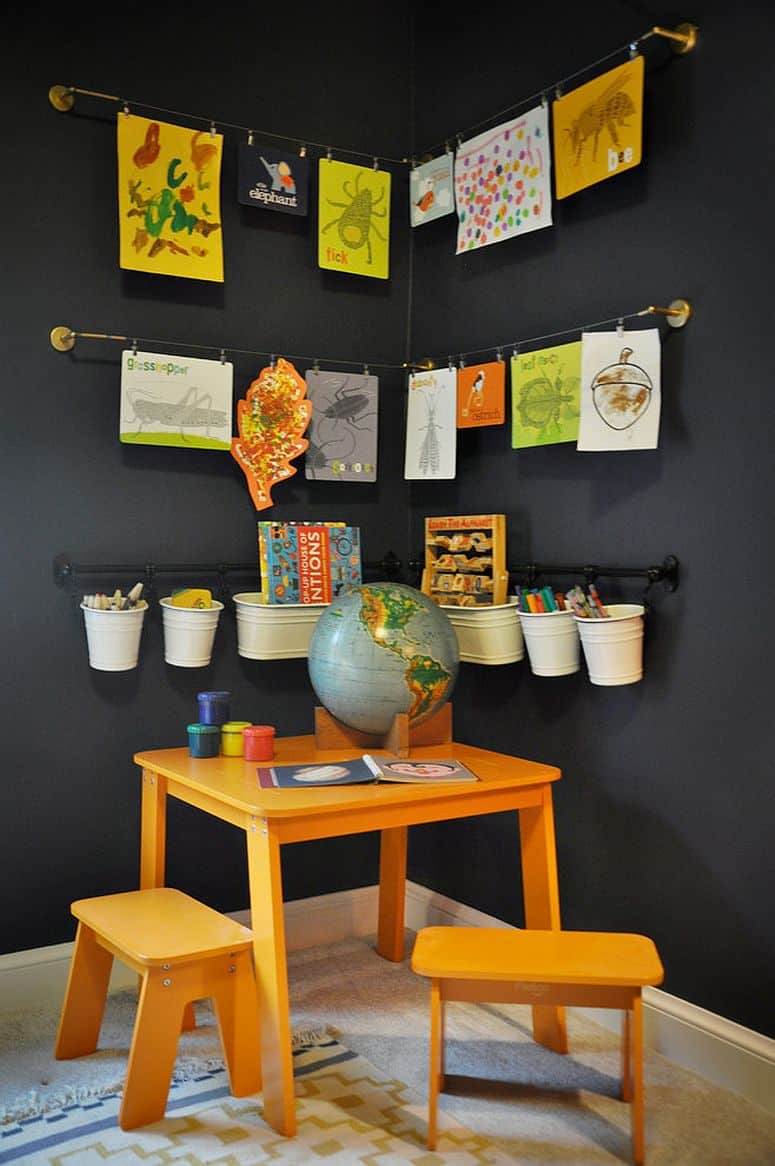 Your focal point can be a playing area for your kids or even a study space.