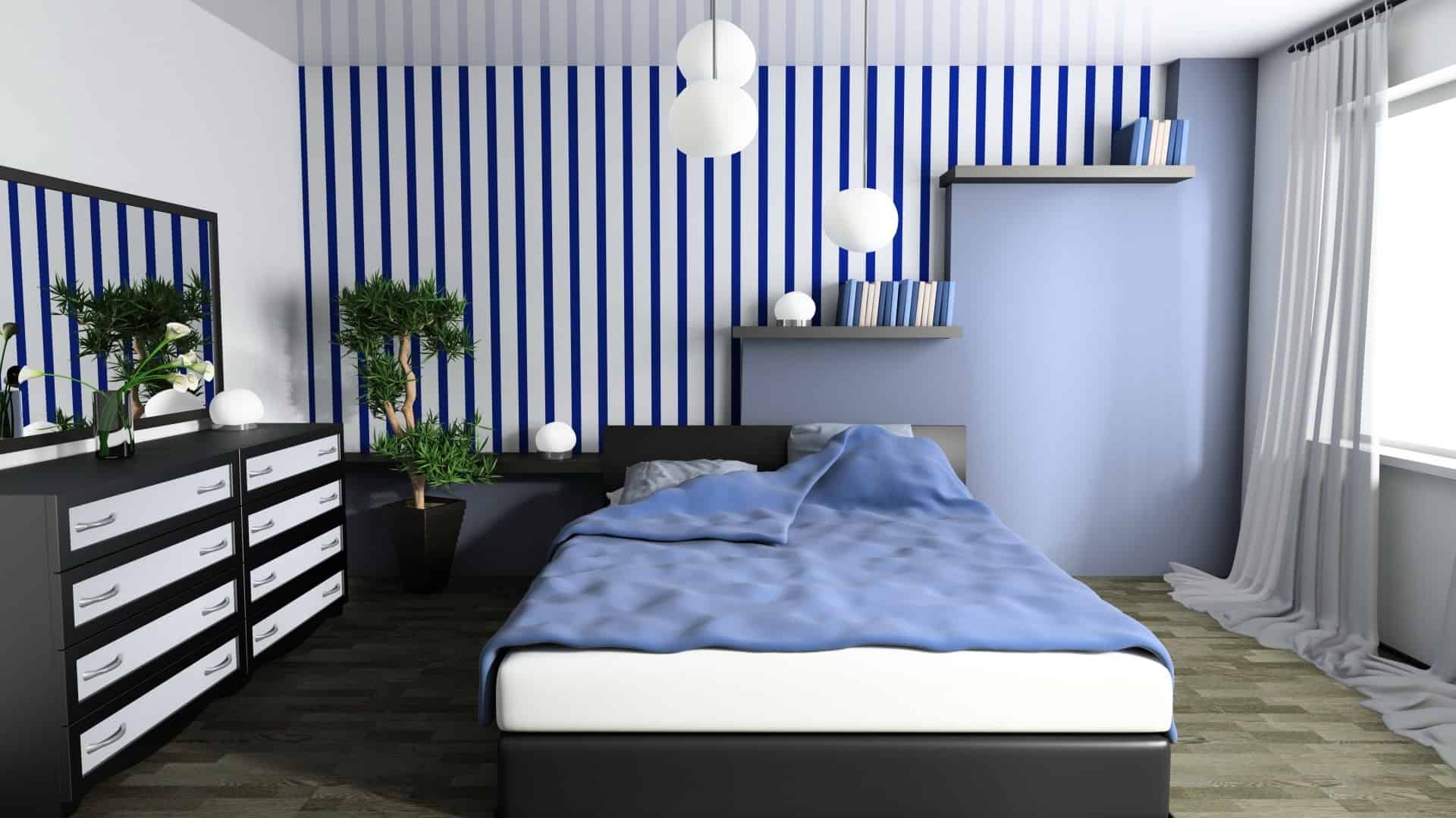 Can’t decide on what blue pattern to add to a room?