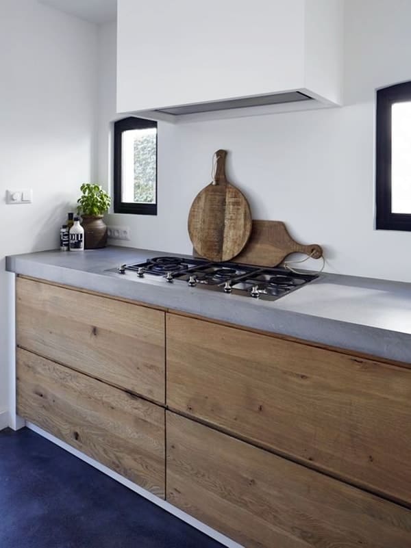 farmhouse modern wooden kitchen cabinets