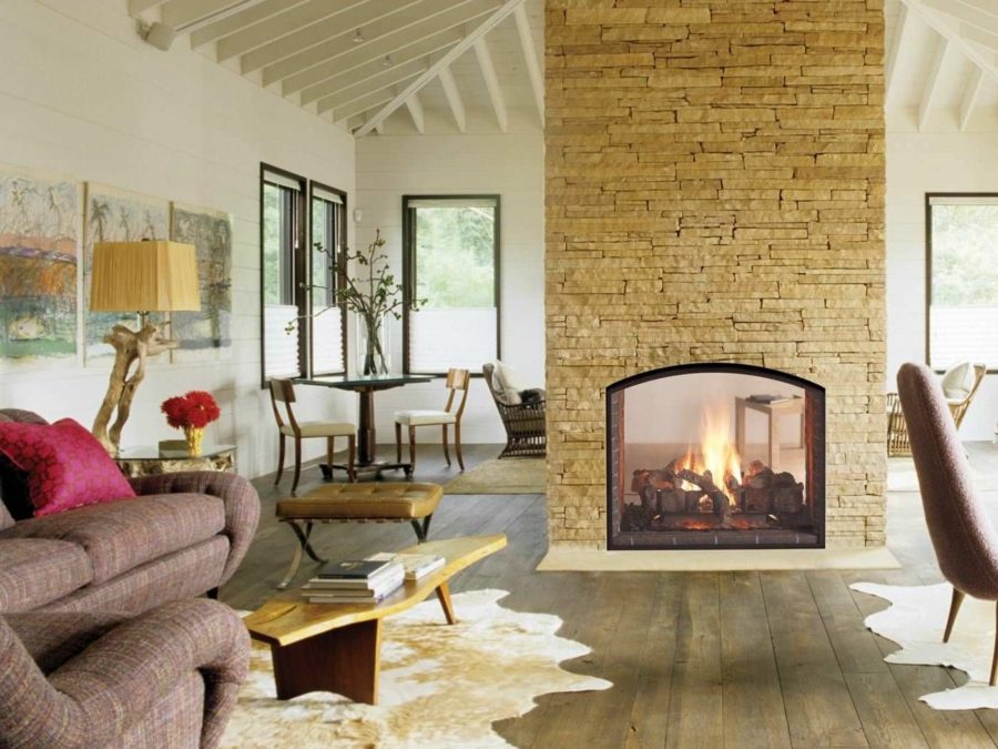 gas fireplaces double sided closed 900x675 These 15 Double Sided Fireplaces Wishing For The Coldest Nights of the Year