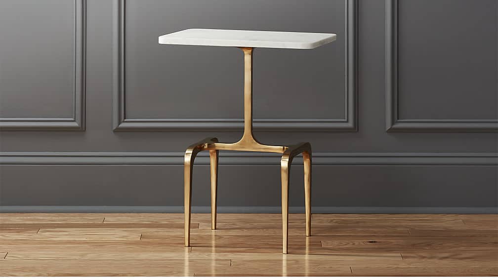 oxford marble side table