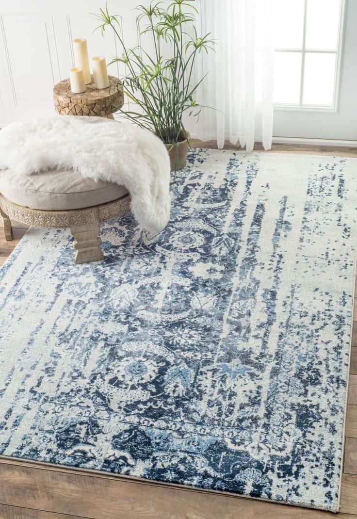 A rug works wonders in a bedroom especially when you are adding a bohemian feel int the room.