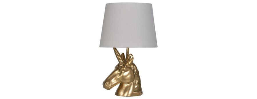 unicorn table lamp 900x348 15 Super Cool Lamps That Will Amp Up Your Side Table Style