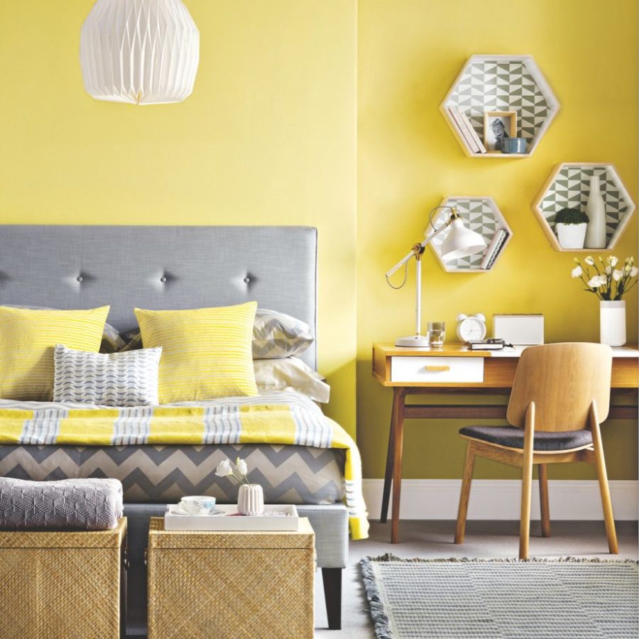 15 Happy, Yellow Bedrooms That Will Inspire You