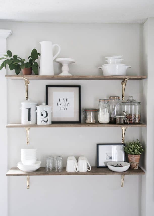 open shelving ideas for your modern home