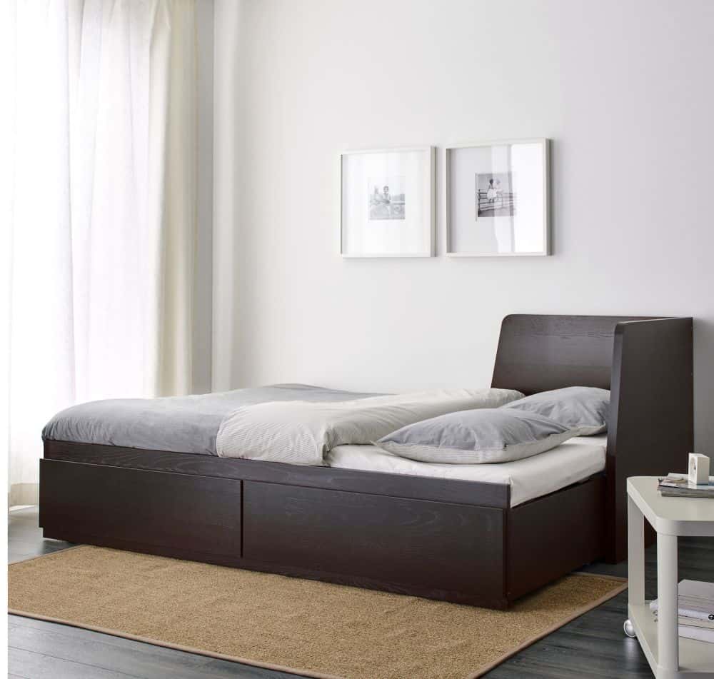 Daybed frame with 2 drawers