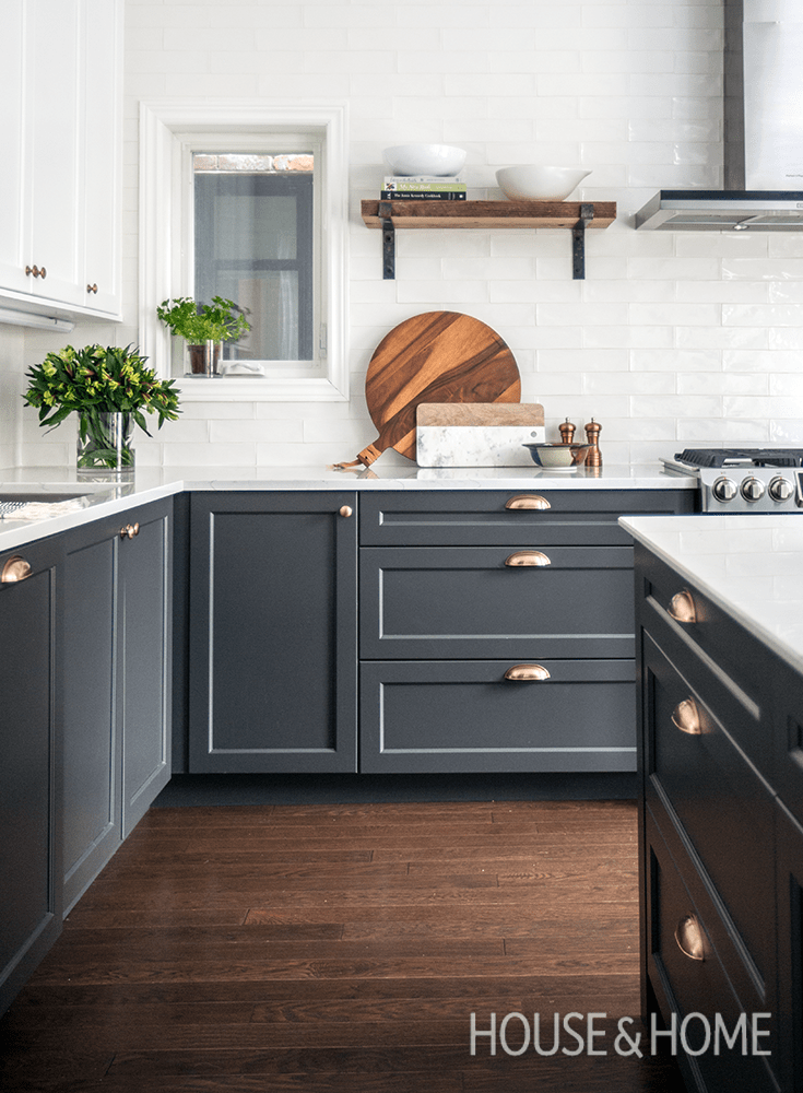 modern white and grey kitchens